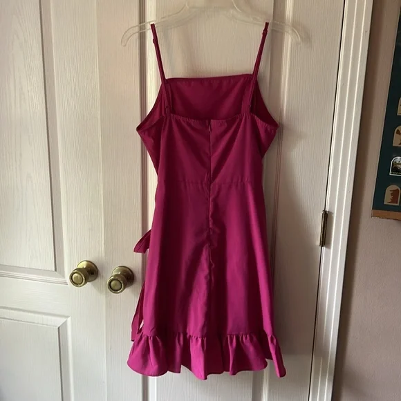 Pink Ruffle Dress - Picture 2 of 3